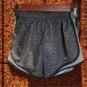 Nike Black and Gray Athletic Shorts Lightweight Performance Dri-Fit Size XS